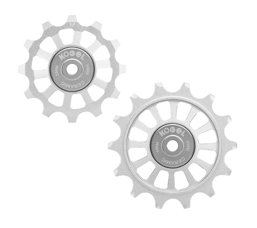 12/14T Oversized derailleur pulleys for Shimano Dura Ace R9100, Ultegra R8000/R8100 and 105 R7000